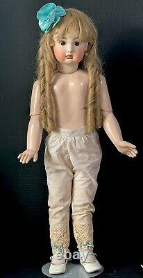 Vintage Large 31 Artist Reproduction of French Jumeau Doll Real Seeley Body