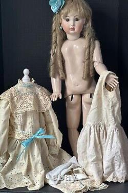 Vintage Large 31 Artist Reproduction of French Jumeau Doll Real Seeley Body