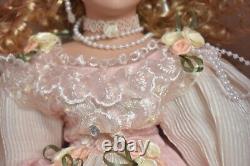 Vintage Large Porcelain Doll Isabelle 70cm Victorian Dress and Heels Boxed