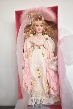 Vintage Large Porcelain Doll Isabelle 70cm Victorian Dress and Heels Boxed