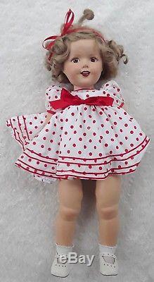 Vintage Large Shirley Temple Porcelain Doll Romans 1984 FREE U. S. SHIPPING