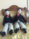 Vintage Laurel And Hardy Porcelain Dolls By Albert E Price Excellent Condition