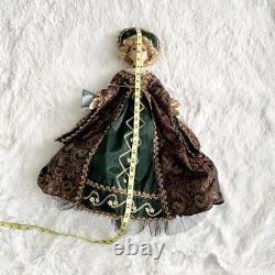 Vintage Les Royales Reine Christine Queen Christina Porcelain Doll Hand Made NWT