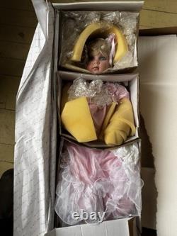 Vintage Limited Danbury Mint Savannah 34 Porcelain Doll by Rustie Hand Painted