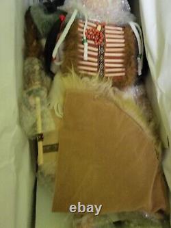 Vintage Limited Edition COA /5000 Native American Porcelain Doll 20 Daniel VTG