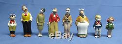 Vintage Lot German Nodder Bisque Gasoline Alley Porcelain Comic Figurines