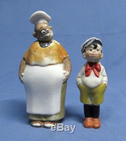 Vintage Lot German Nodder Bisque Gasoline Alley Porcelain Comic Figurines