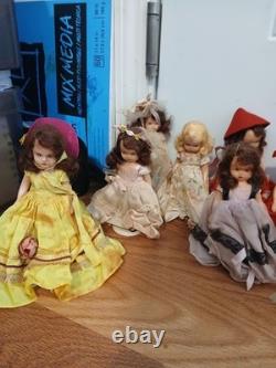 Vintage Lot Of 24 Nancy Ann Story Book Dolls 5 1/2 6 Bisque Porcelain & Plastic