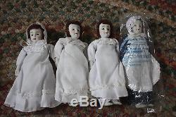 Vintage Lot of 24 Silvestri Ceramic Dolls Parts Some New