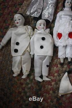 Vintage Lot of 24 Silvestri Ceramic Dolls Parts Some New