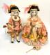 Vintage Ma. Ra. El. Girardi Mariano Venetian Porcelain Cat Doll Couple Set & Box