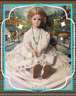 Vintage MALENA Porcelain doll by Vera Scholz (1991) VGC, Rare and Discontinued