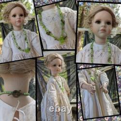 Vintage MALENA Porcelain doll by Vera Scholz (1991) VGC, Rare and Discontinued