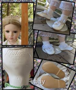 Vintage MALENA Porcelain doll by Vera Scholz (1991) VGC, Rare and Discontinued