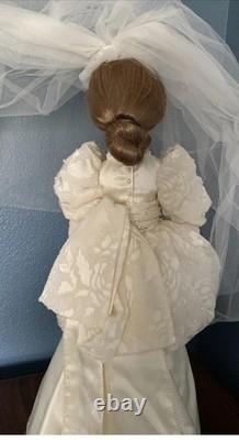 Vintage Madame Alexander Bride Porcelain Doll Limited Edition 1989