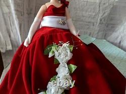 Vintage Madame Alexander Rose Splendor 22680 Porcelain Doll Collectible LTD RARE