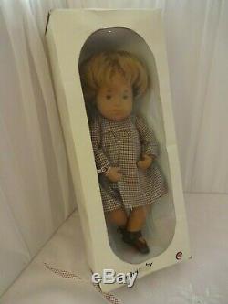 Vintage Made in England Trendon Boxed Sasha Baby Sandy Honey Blonde Doll MIB