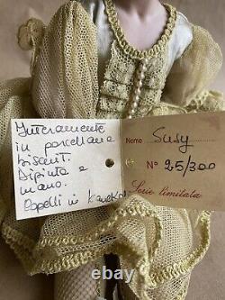 Vintage Marigio Italian Porcelain Ballerina Doll WithStand Suzy Limited #95/300