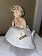 Vintage Marilyn Monroe Franklin Mint Porcelain Portrait Doll Seated