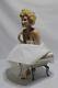 Vintage Marilyn Monroe Franklin Mint Porcelain Portrait Doll Seated