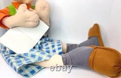 Vintage Nap Time Nel 29 Snoring Old Man Doll with porcelain face gag gift