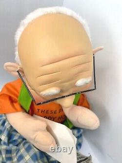 Vintage Nap Time Nel 29 Snoring Old Man Doll with porcelain face gag gift