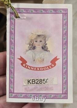 Vintage Native American Porcelain Doll 29 tall Kinnex Dolls Collection Limited