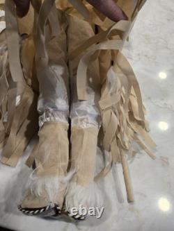 Vintage Native American Porcelain Doll 29 tall Kinnex Dolls Collection Limited