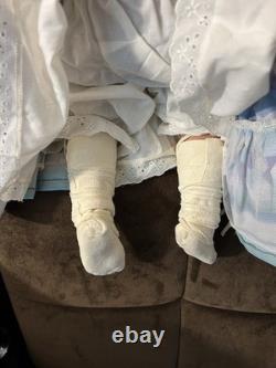 Vintage Native American Porcelain Doll Shay LE 2/260, 26 in, 1995 By RuBert