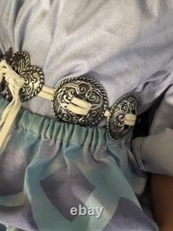 Vintage Native American Porcelain Doll Shay LE 2/260, 26 in, 1995 By RuBert