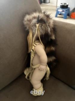 Vintage Native american porcelain dolls In good Condition Sold As Group Or Singl