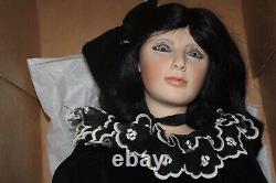 Vintage Nib Federica 1992 Doty Dolls Of Fine Art Porcelain Human Hair/eye Lashes