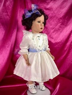 Vintage OOAK Bisque Artist Doll Pamela EMMY CHEN Expressions Glass Green Eyes