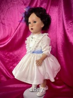 Vintage OOAK Bisque Artist Doll Pamela EMMY CHEN Expressions Glass Green Eyes