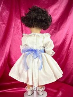 Vintage OOAK Bisque Artist Doll Pamela EMMY CHEN Expressions Glass Green Eyes