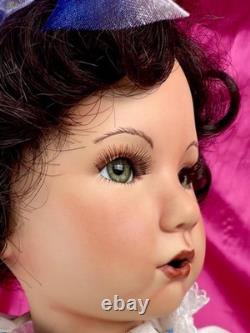 Vintage OOAK Bisque Artist Doll Pamela EMMY CHEN Expressions Glass Green Eyes