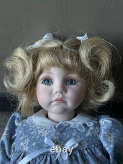 Vintage OOAK Dianna Effner 16 Porcelain Artist Molly Doll Sitting Expressions