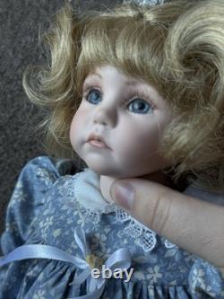 Vintage OOAK Dianna Effner 16 Porcelain Artist Molly Doll Sitting Expressions