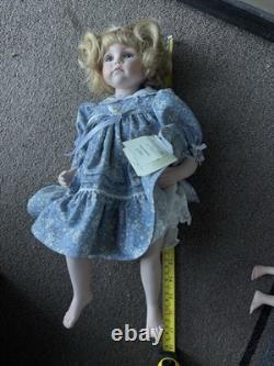Vintage OOAK Dianna Effner 16 Porcelain Artist Molly Doll Sitting Expressions