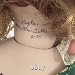 Vintage OOAK Dianna Effner 24 Full Porcelain Artist Kayla Doll Expressions 1995