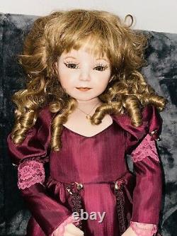 Vintage OOAK Porcelain Doll Amber Dianna Effner 28 In Dress 2000 Expressions