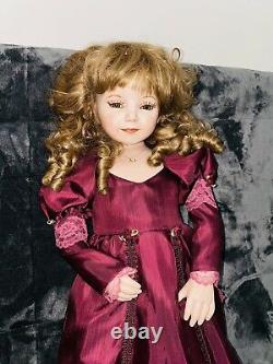 Vintage OOAK Porcelain Doll Amber Dianna Effner 28 In Dress 2000 Expressions