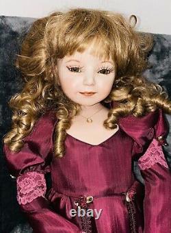 Vintage OOAK Porcelain Doll Amber Dianna Effner 28 In Dress 2000 Expressions