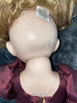 Vintage OOAK Porcelain Doll Amber Dianna Effner 28 In Dress 2000 Expressions