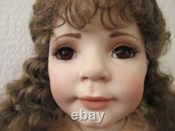 Vintage OOAK Signed Artist Porcelain Doll 30 Rachel Vintage Child's Dress