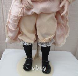 Vintage OOAK Signed Artist Porcelain Doll 30 Rachel Vintage Child's Dress