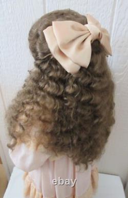 Vintage OOAK Signed Artist Porcelain Doll 30 Rachel Vintage Child's Dress