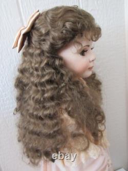 Vintage OOAK Signed Artist Porcelain Doll 30 Rachel Vintage Child's Dress
