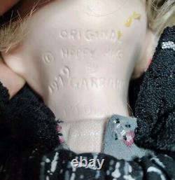 Vintage Original Happy Hag by Garrard Porcelain Witch Doll PJ Dean 18 Tall Rare