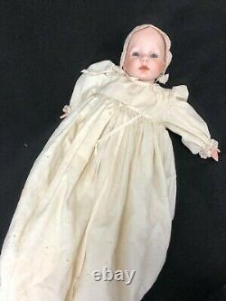 Vintage Pauline Porcelain Doll Joelyn 1983 White Dress